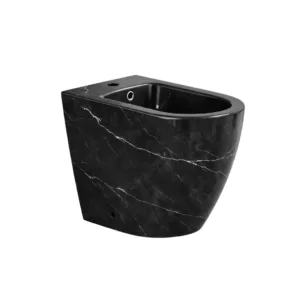 Inodoro Corto Pietra Negro Marquina