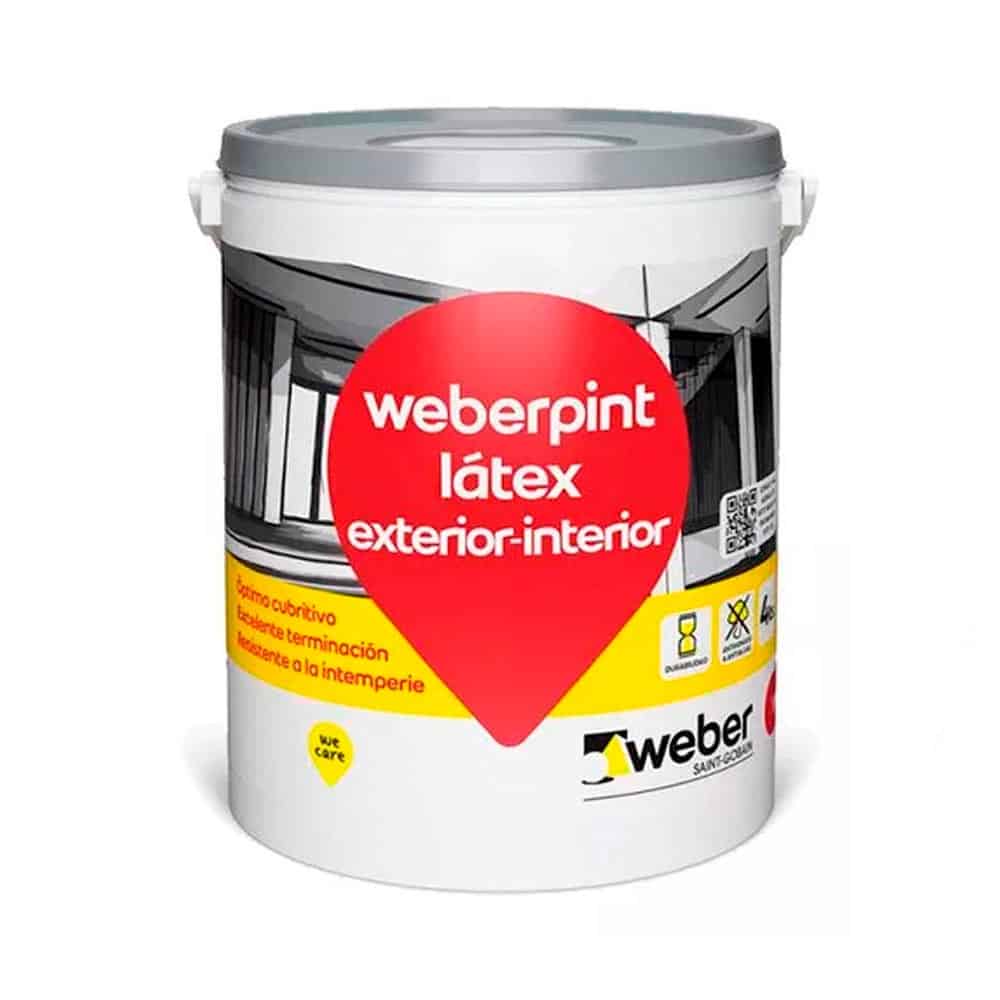 Latex Interior Exterior X4lts. Weberpint