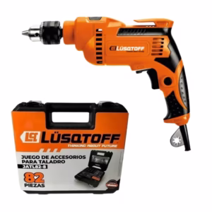 Kit Taladro 13mm 710w + Juego De Accesorios Lusqtoff