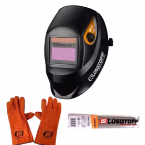 Combo Careta Fotosensible + Electrodo 2.5 + Guante Soldador Lusqtoff