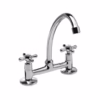 Grifería Cocina Mesada Mezcladora Cruz 2 Llaves Ecow