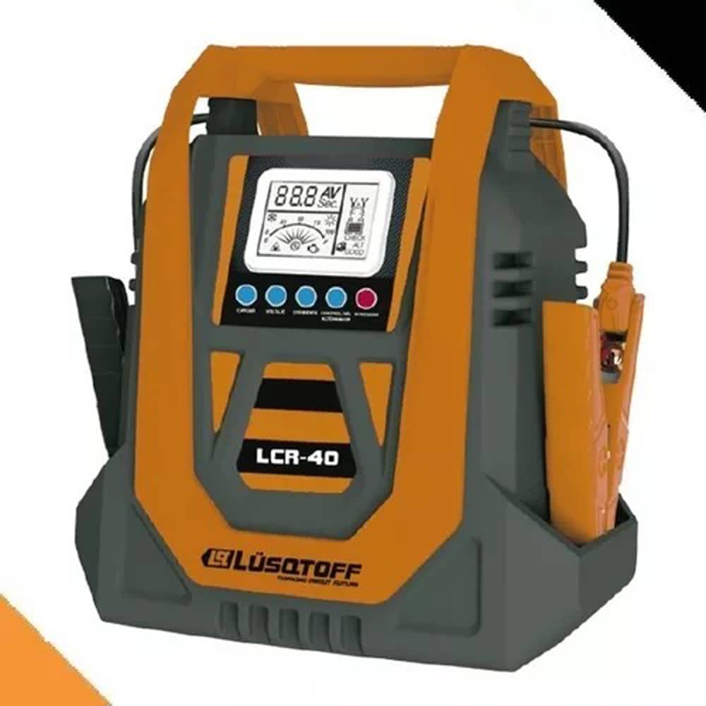 Cargador de Batería 40a 12/24v Lcd Lusqtoff