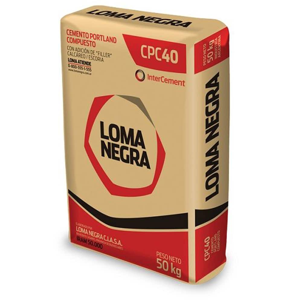 Bolsa Cemento X50kg.Loma Negra