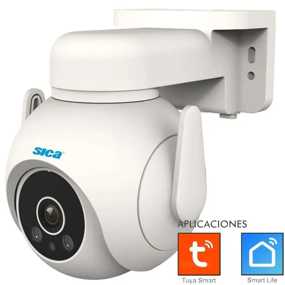 Camara De Seguridad Exterior Sica Visión Nocturna Wifi App