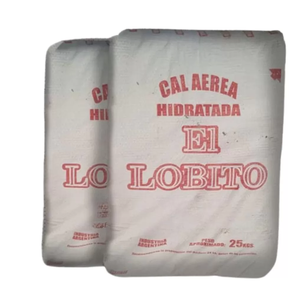 Bolsa de Cal Comun x25kg El Lobito