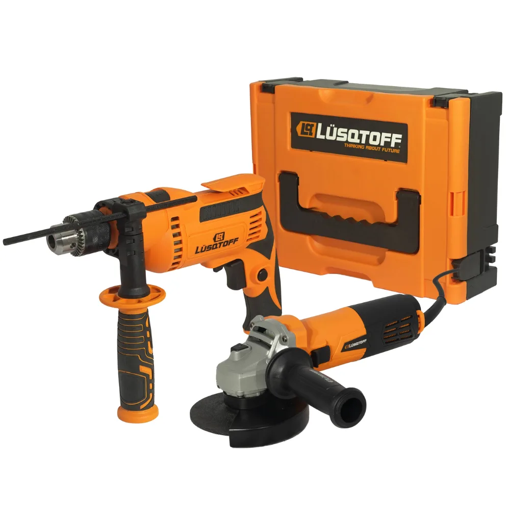 Kit Amoladora 115MM+ Taladro 13MM Lusqtoff