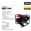 Grupo Electrógeno 1000w Mge-1200 Sensei