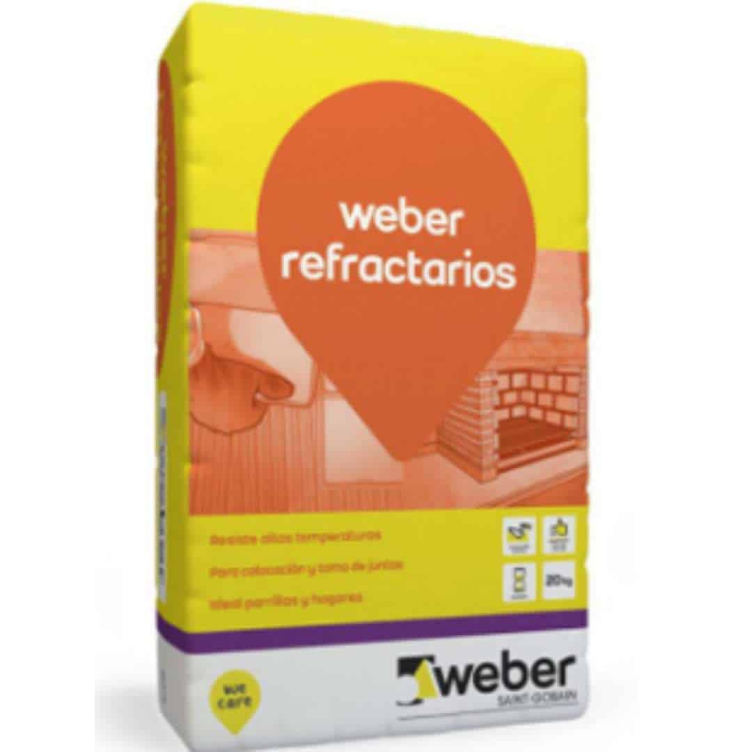 Pegamento para refractarios x 20 kg WEBER