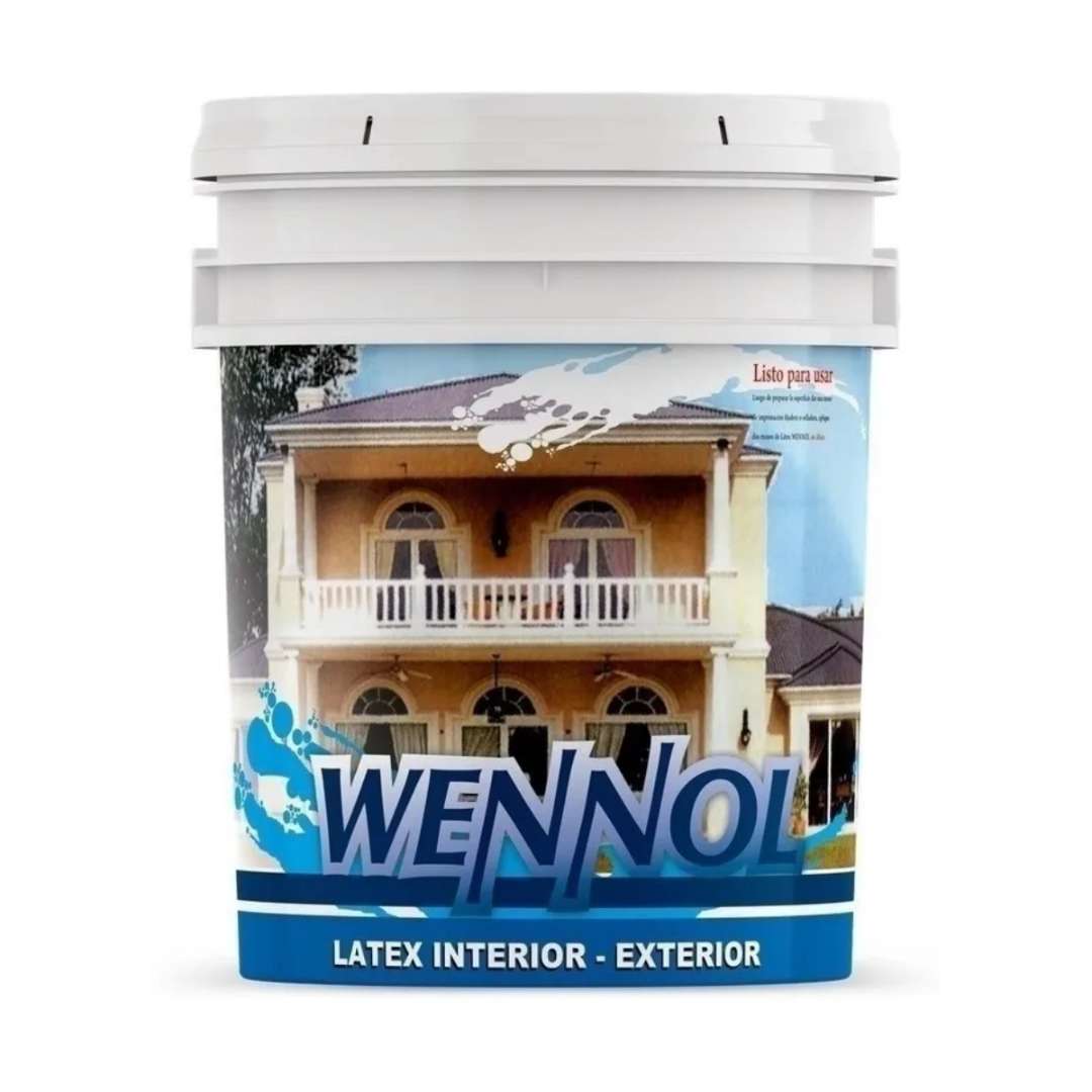 Látex Interior/Exterior Wennol Blanco 20 Litros Quimex