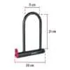 Candado Traba U 20cm Moto Bicicleta Hermex