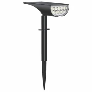 Estaca Solar Led Para Exterior Luz Fria Sica