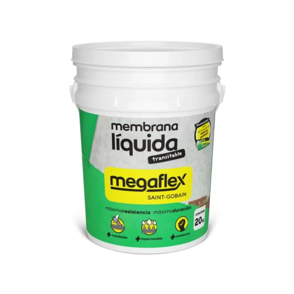 Membrana Liquida Techos Transitable x 20Kg Megaflex