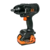 Llave De Impacto 18 V Encastre 1/2 Black Series Lusqtoff
