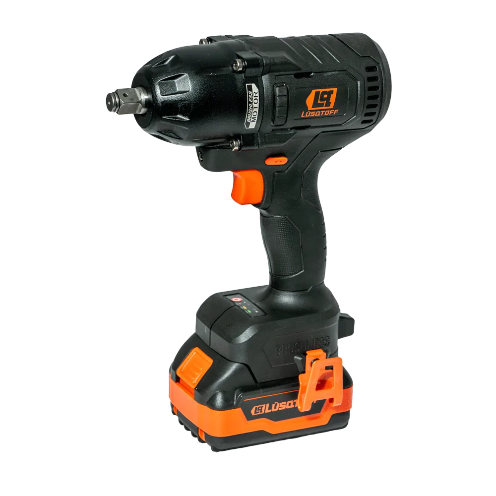 Llave De Impacto 18 V Encastre 1/2 Black Series Lusqtoff