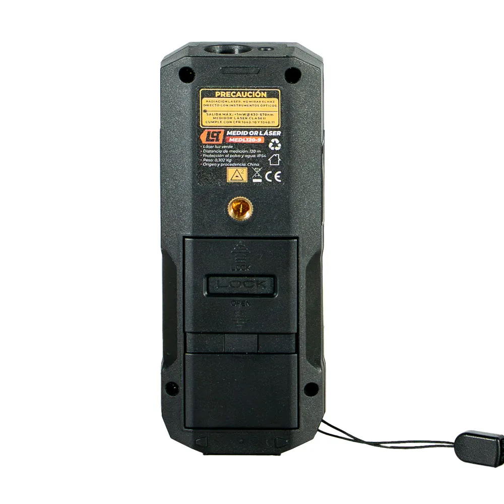 Medidor Laser Lusqtoff Black Series 120 Mt
