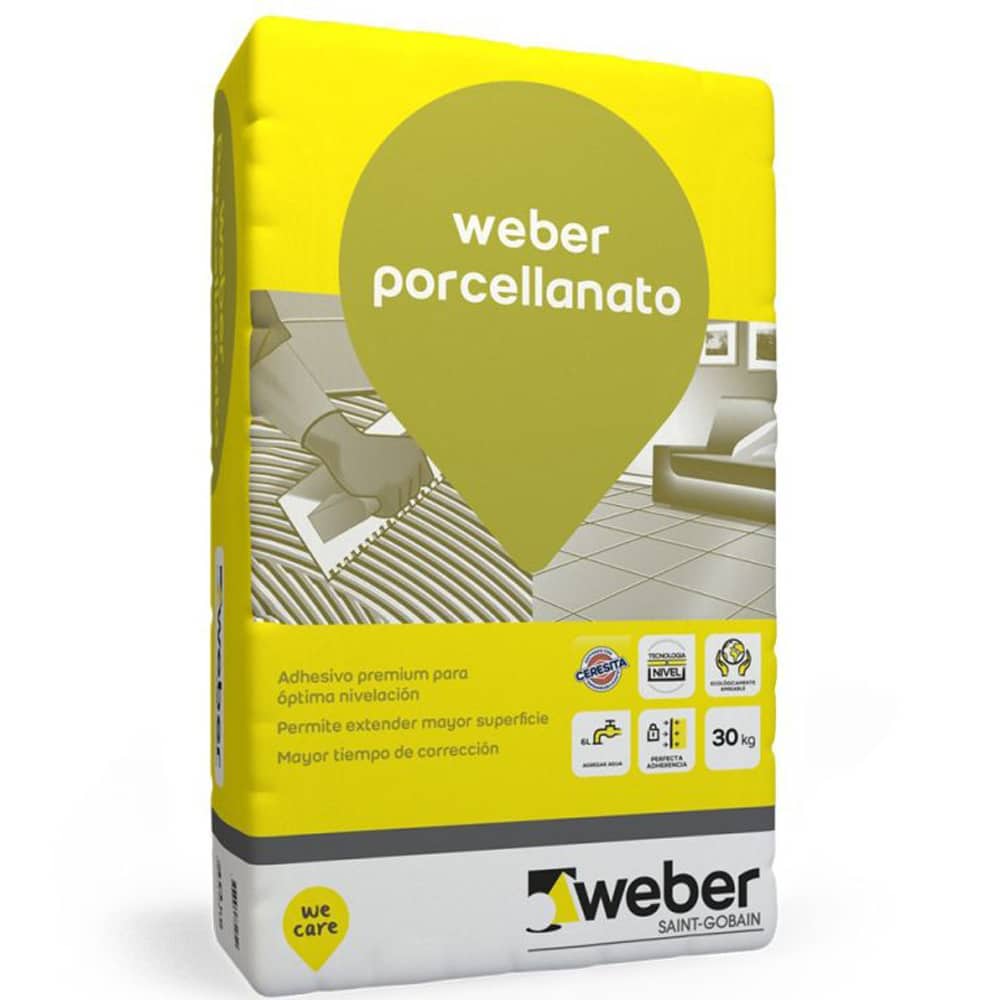 Pegamento Weber Col Para Porcelanato x30kg