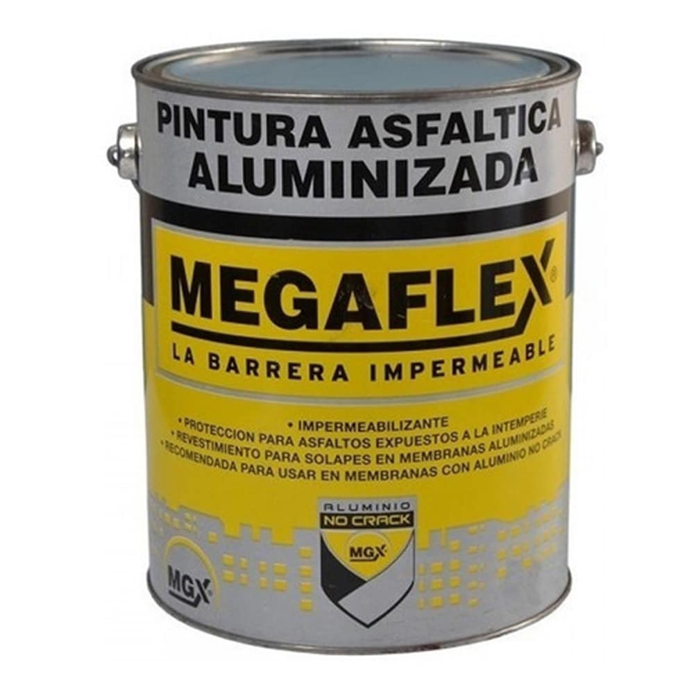 Pintura Aluminizada 1lt Asfaltica Megaflex