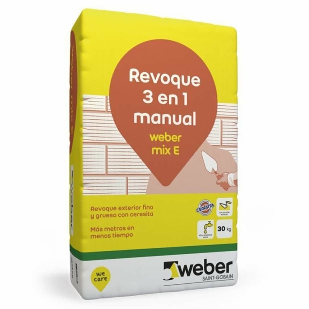 Revoque Exterior Mix E X5kg Weber