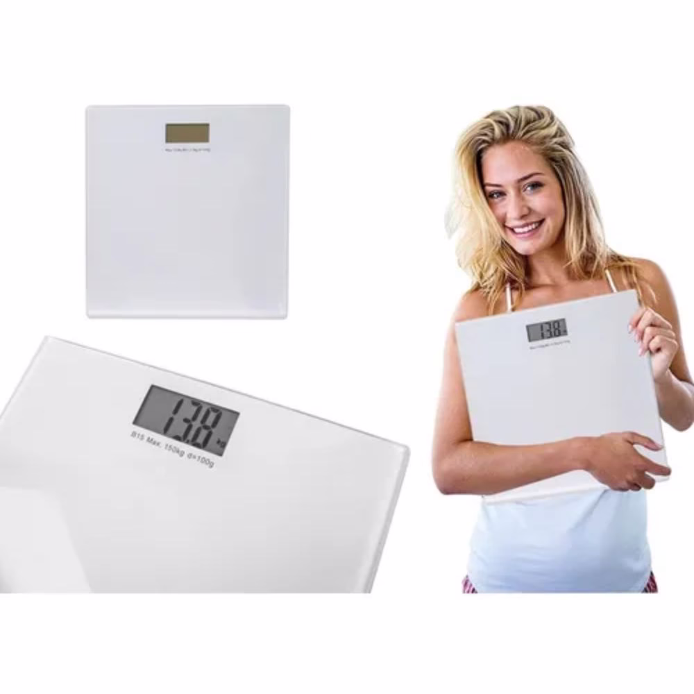 Balanza Electronica Digital Vidrio Templado 150kg D’accord