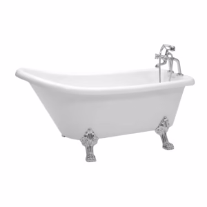 Bañera Patas de Leon Cromo