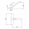 Griferia Cocina Monocomando Mesada Renacer Duo Peirano