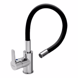 Grifería Cocina Monocomando Colors Negro Peirano