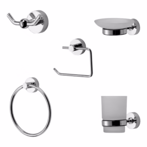 Set Accesorios De Baño 5 Piezas Linea 3000 Peirano