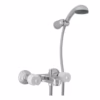 Griferia Ducha Exterior Con Transfer Laza Blanco Peirano