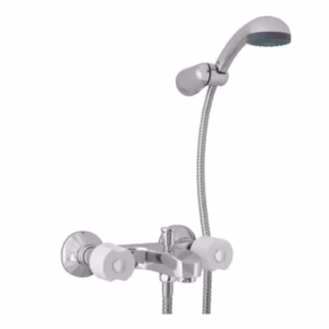 Griferia Ducha Exterior Con Transfer Laza Blanco Peirano