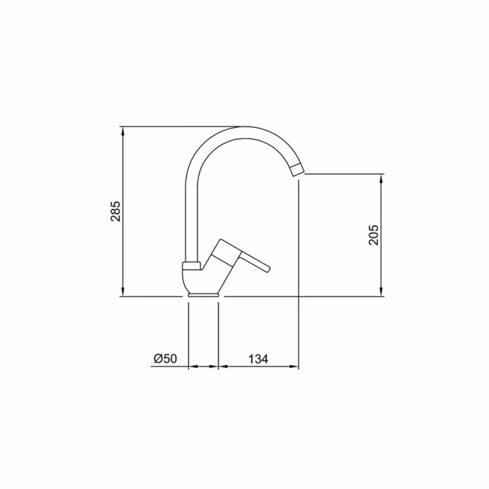 Griferia Cocina Monocomando Linea Betis Peirano
