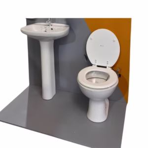 Combo Inodoro+Asiento+Lavatorio+Columna Italiana Capea