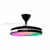 Ventilador De Techo Retractil Con luz Rgb Y Parlante Vitta