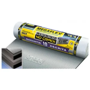 Membrana Asfaltica 3mm C/Alumino Megaflex