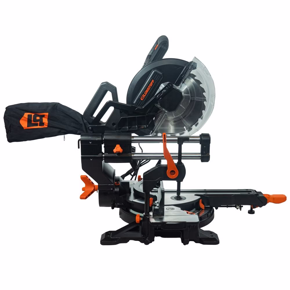 Sierra Ingletadora Telescópica 2000w Black Series Lusqtoff