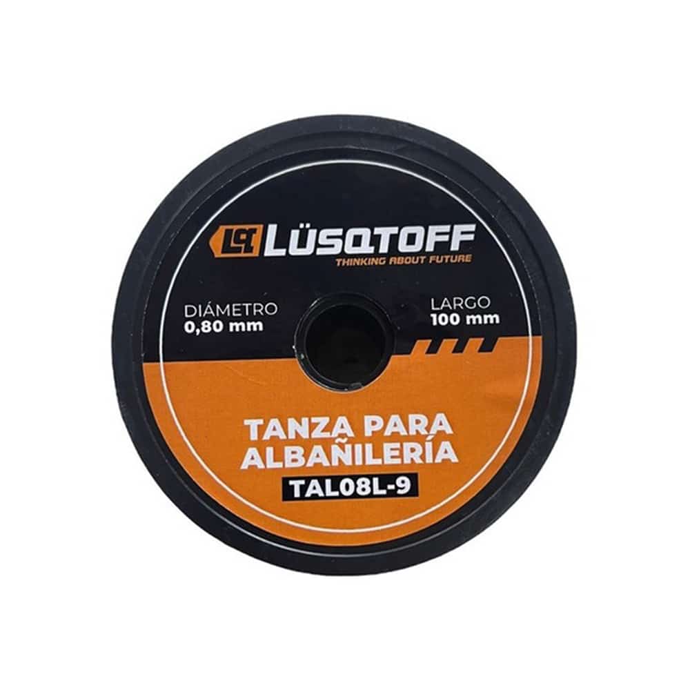 Tanza Para Albañil 0.8mm x100mts Lusqtoff