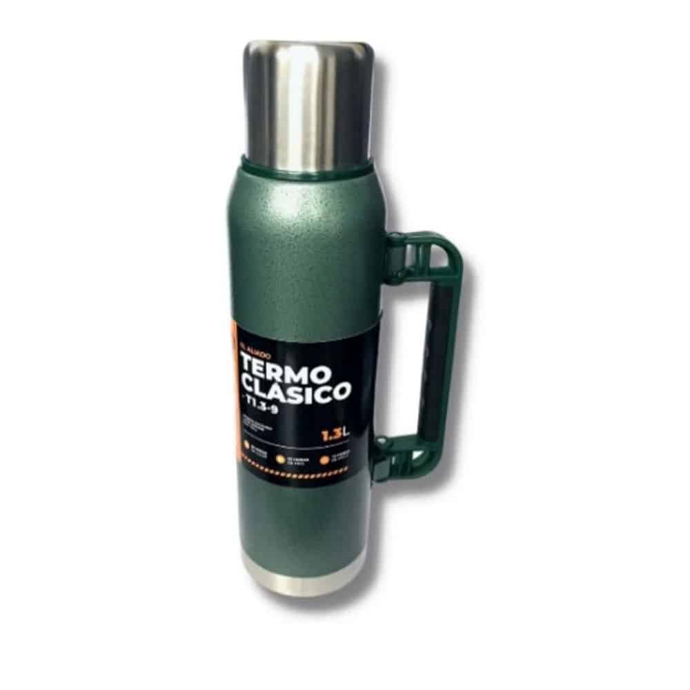 Termo 1.3lts Verde Inoxidable Lusqtoff