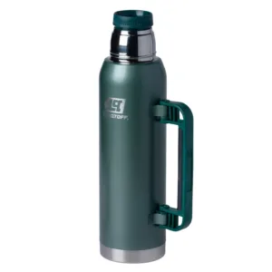 Termo 1.3lts Verde Inoxidable Lusqtoff