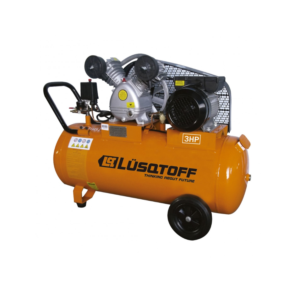 Compresor 100l-3hp-220v a Correa Lusqtoff