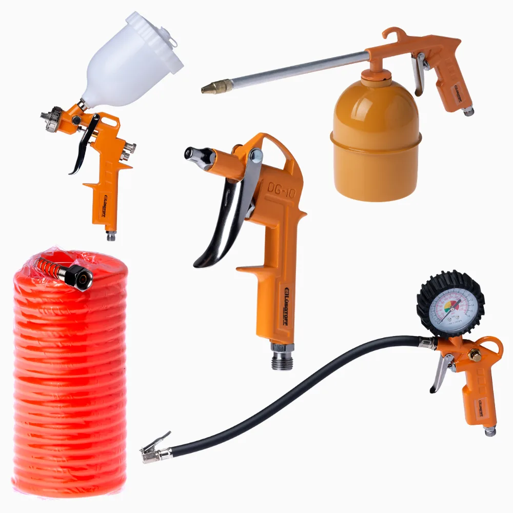 Compresor 25L 2Hp 220V Con Kit Lusqtoff