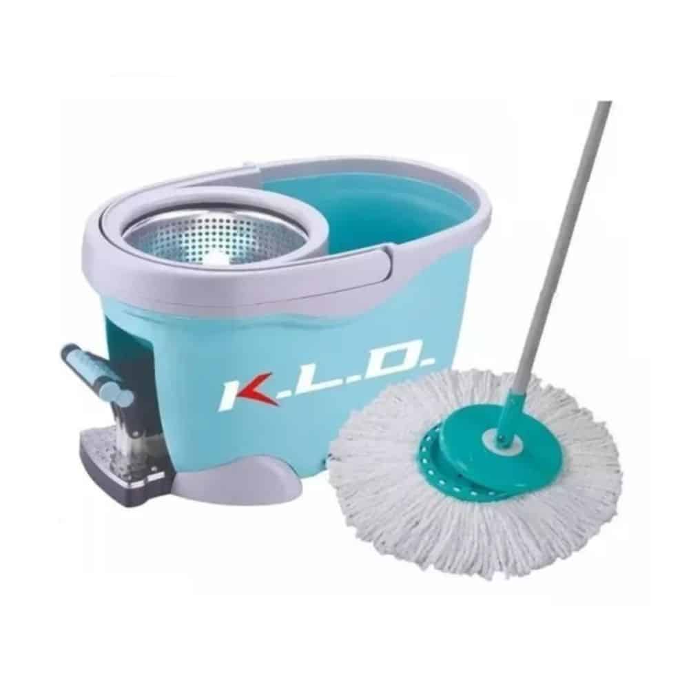 Balde Escurridor Centrifugador Mopa Cocina Baño Pisos Kld