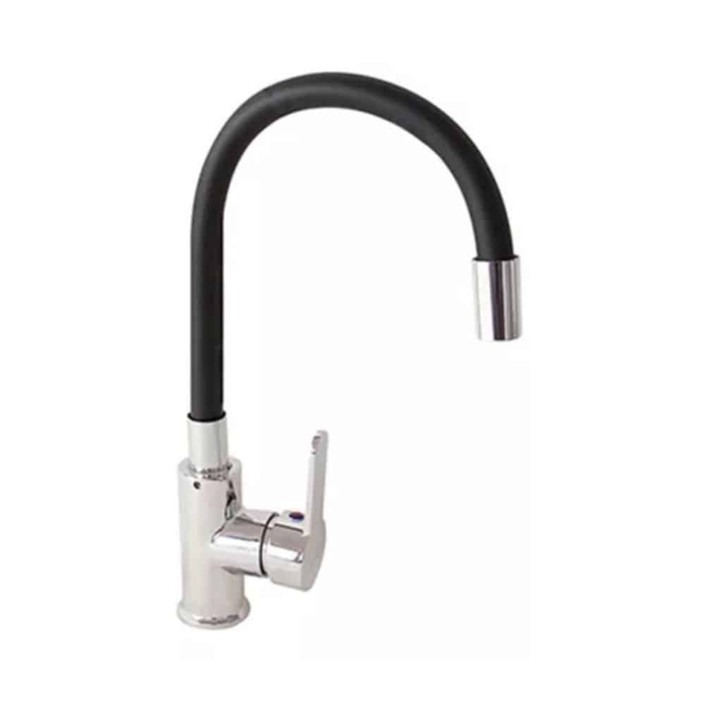 Griferia  De Cocina Monocomando flexible Negra Flowater