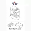 Parrilla móvil Ñuke Paraná