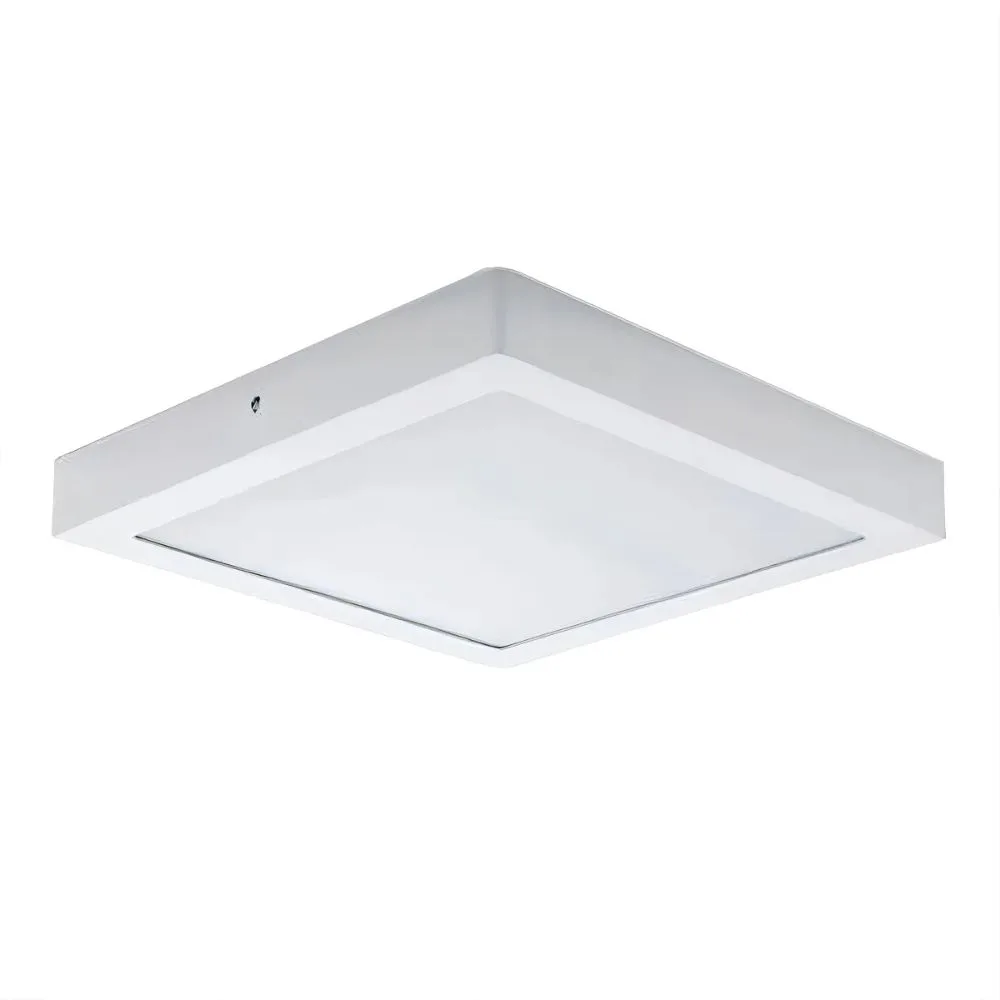 Plafón Led Cuadrado Aplicar Sica Cálido / Frío