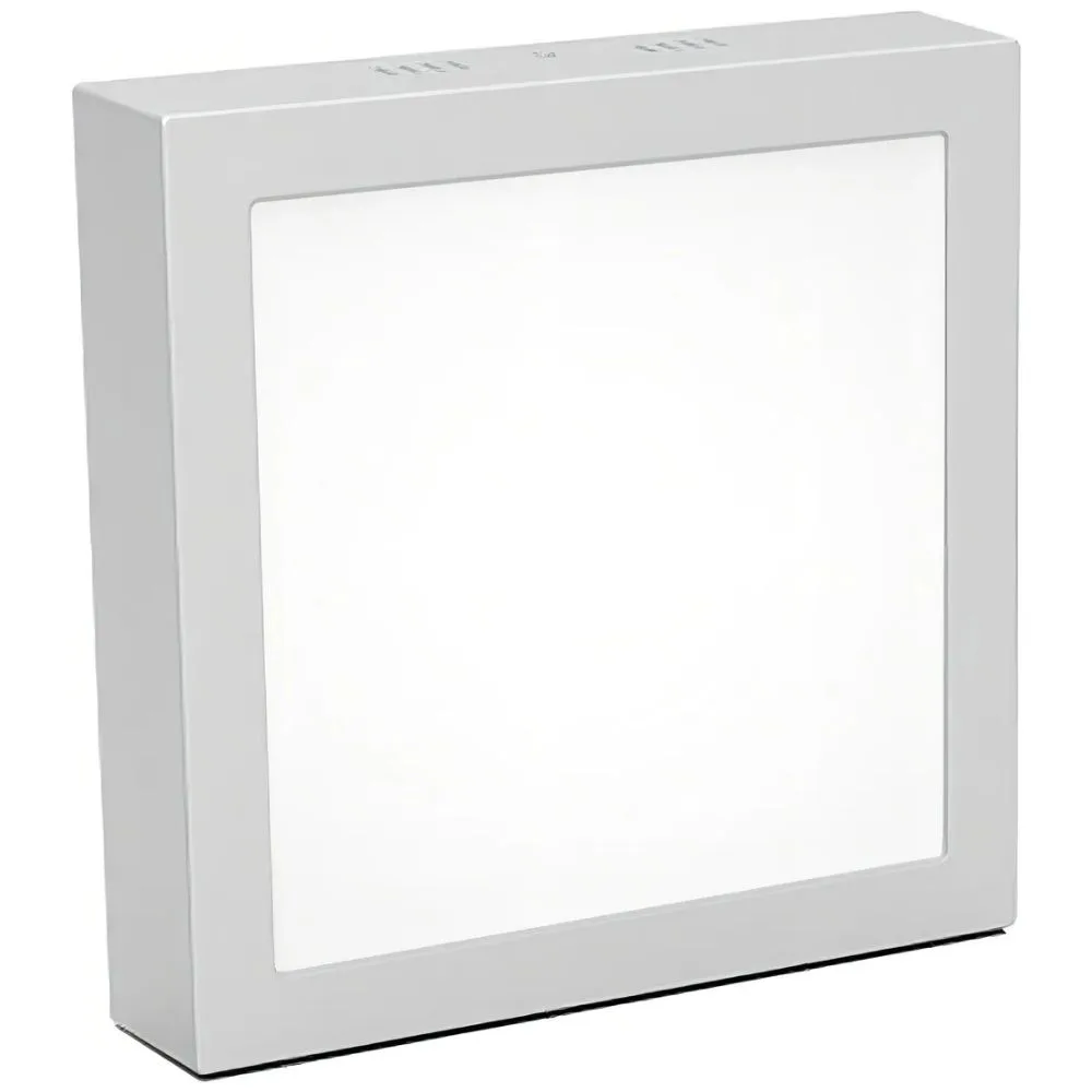 Plafón Led Cuadrado Aplicar Sica Cálido / Frío