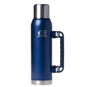 Termo de Acero Inoxidable Azul 1.3lts Lusqtoff