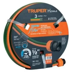 Manguera Riego 1/2 Reforzada 10 Metros Con conexiones Truper